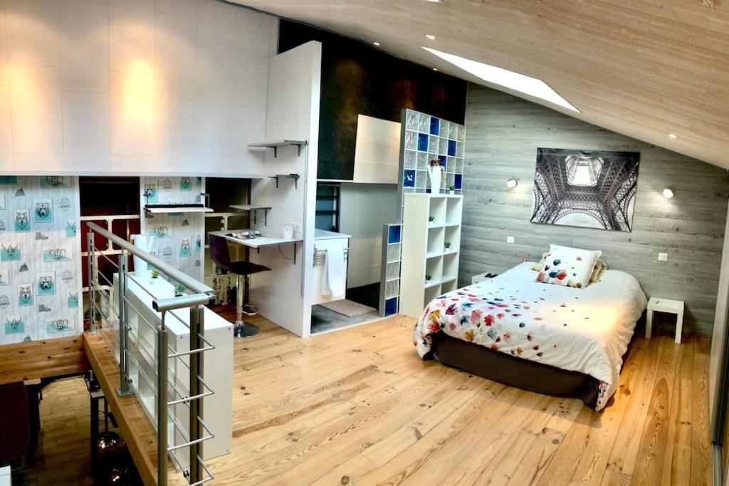 Apartamento Duplex Atypique 20' De Toulouse Leguevin Exterior foto